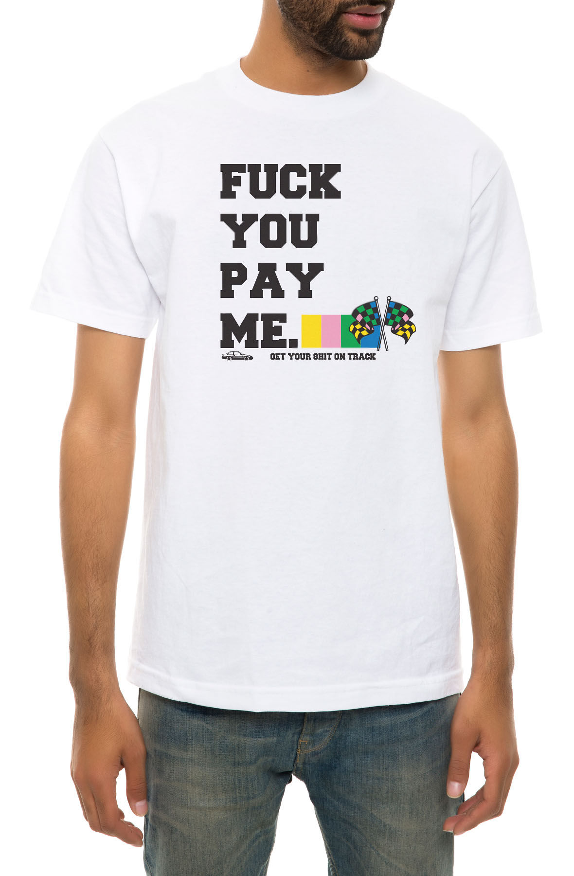 The On Track Tee In White