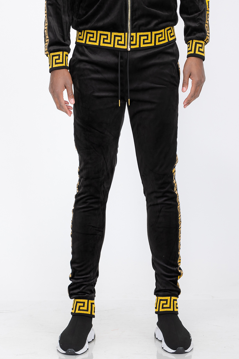 Status Velour Track Pants