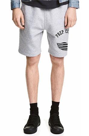 The Prep Coterie Duck Logo Sweatshorts in Gray