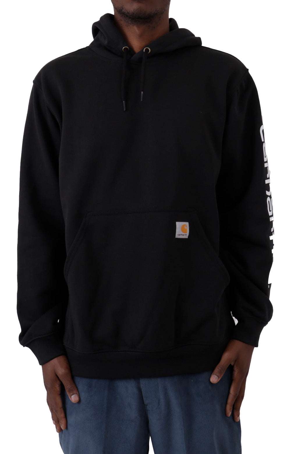 (K288) MW Signature Sleeve Logo Pullover Hoodie