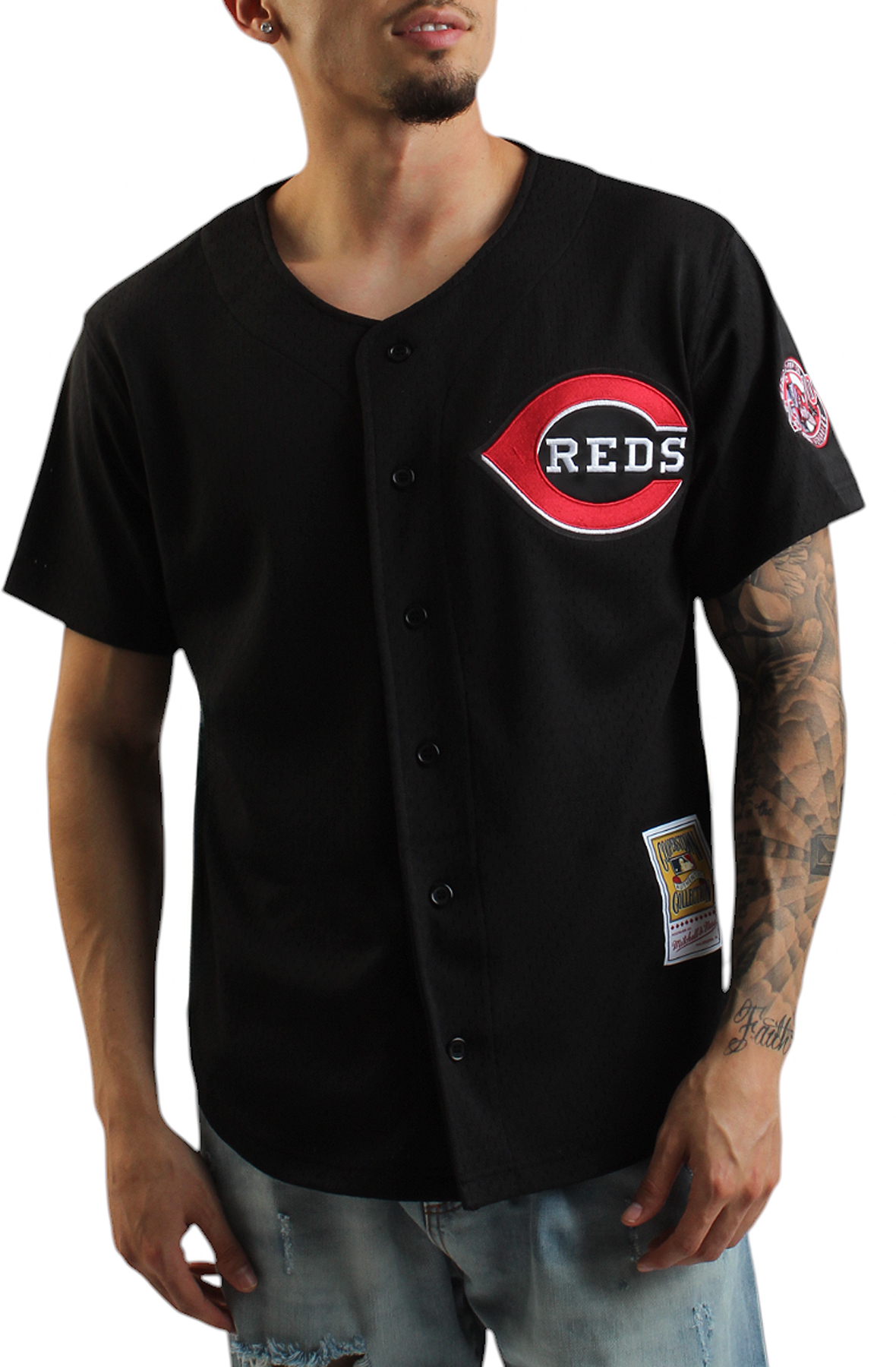 MLB Ken Griffey Jr Cincinnati Reds 2000 Authentic Batting Practice Jersey