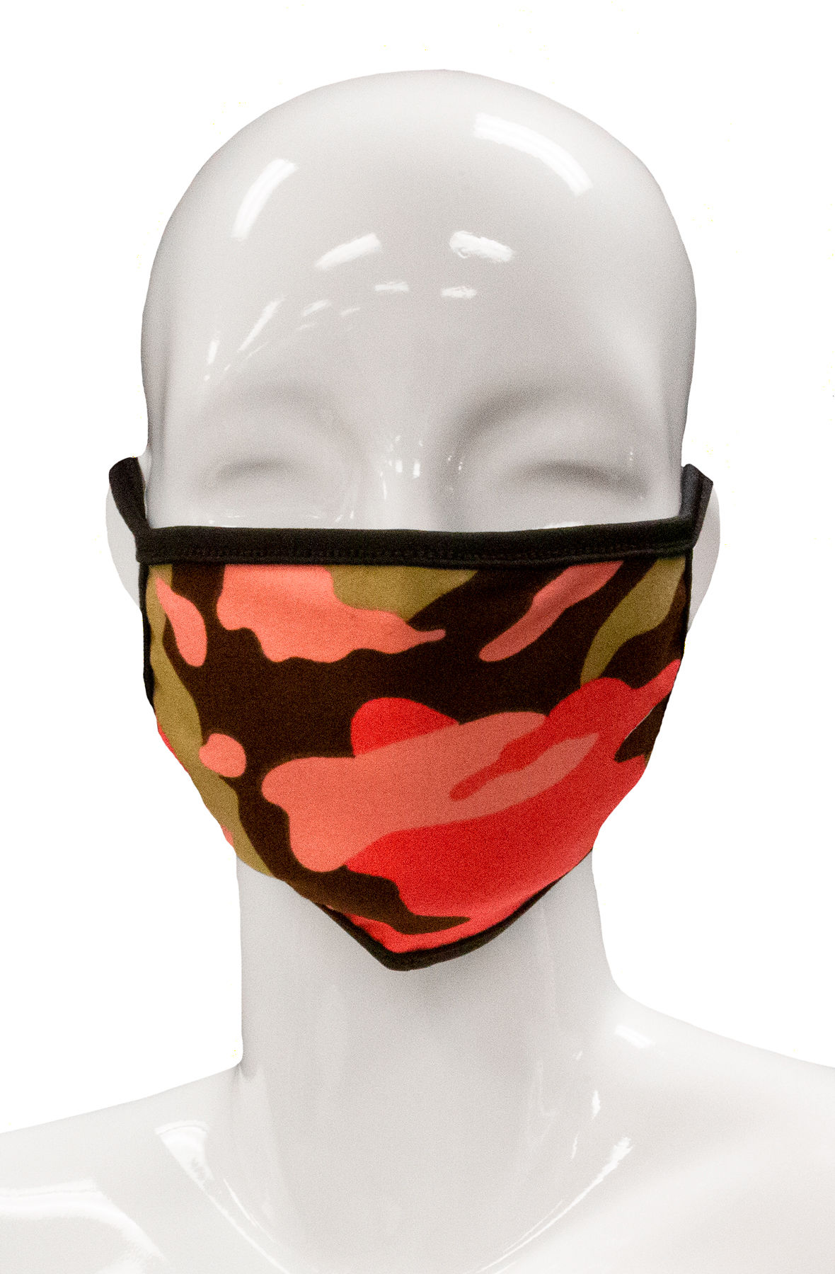 Pink Camo Earloop Mask