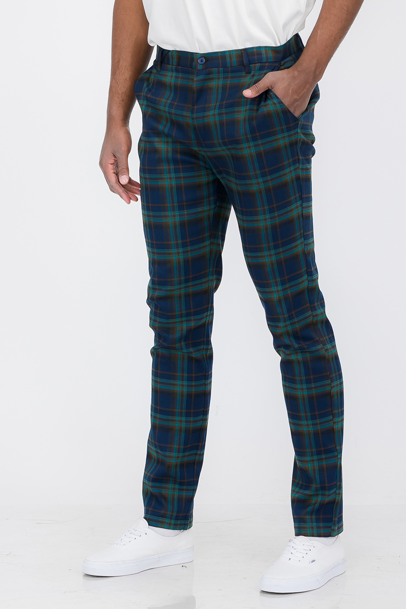 Drew Plaid Trouser Pants