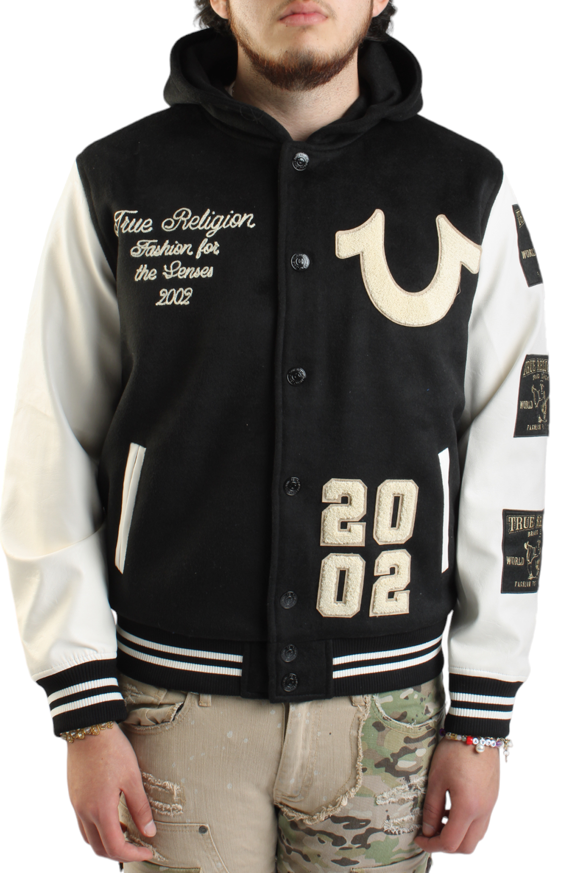 Hooded Varsity Jacket