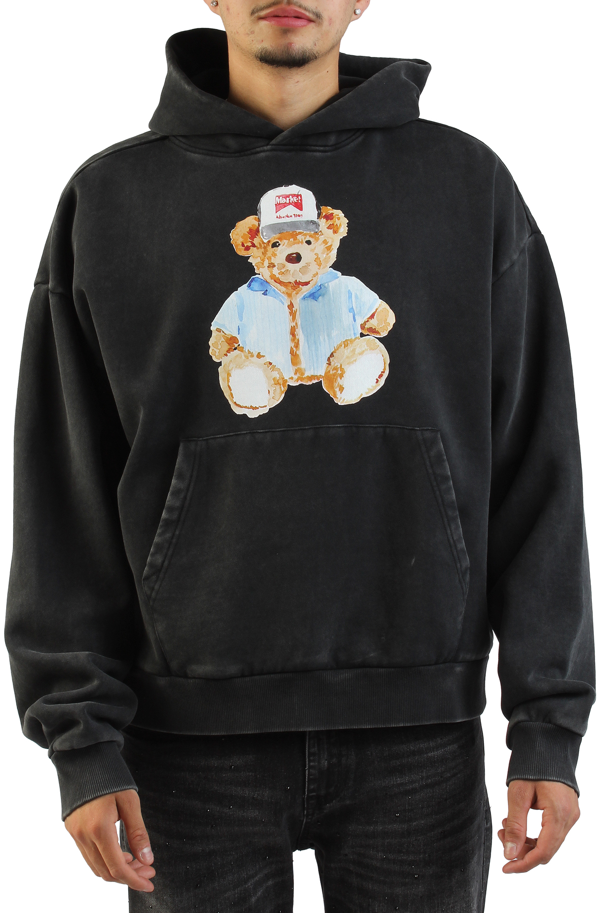 Watercolor Teddy Bear Hoodie
