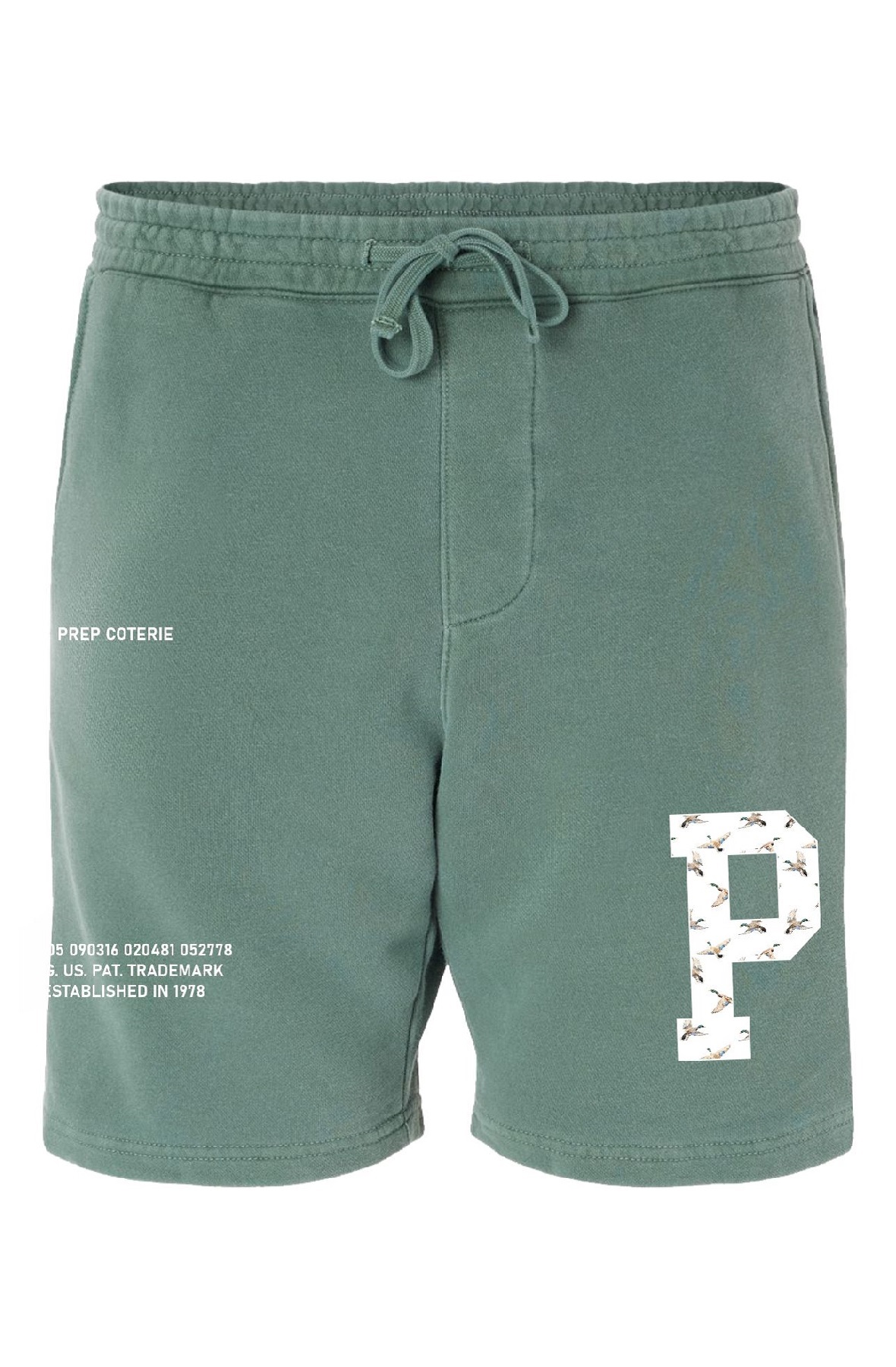 Varsity Letterman Duck Sweatshorts