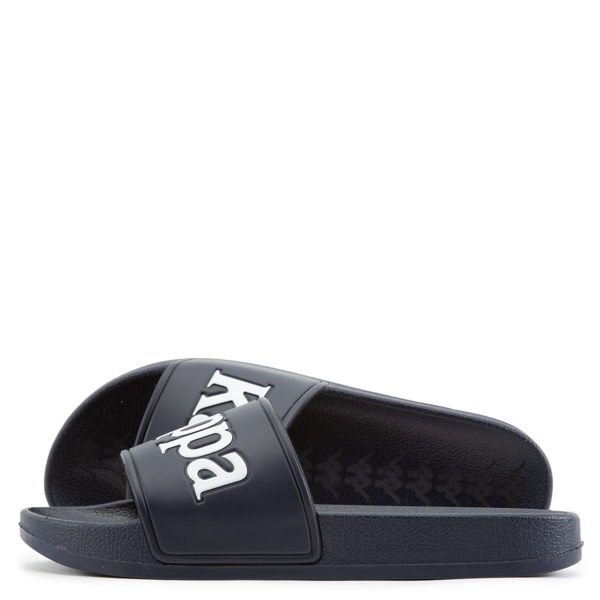Kappa 222 Banda Adam 9 White Black Lt Grey Logo Slides Size 41 / 8 Mens US NWT Kappa 222 Banda Adam 9 Slides – DTLR main image 3
