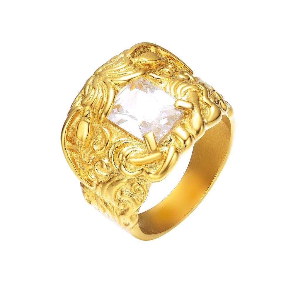 Mister Gem Medusa Ring Gold