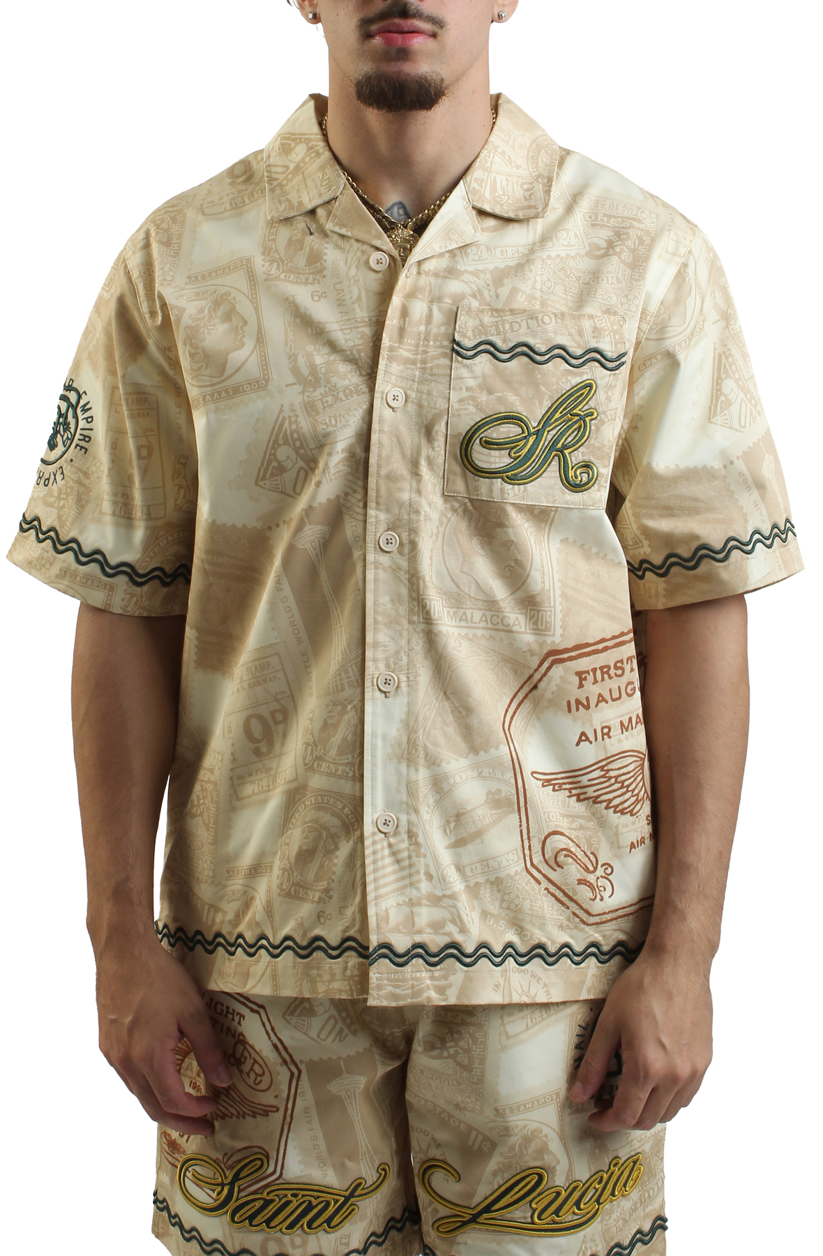 Saint Lucia button-up Shirt