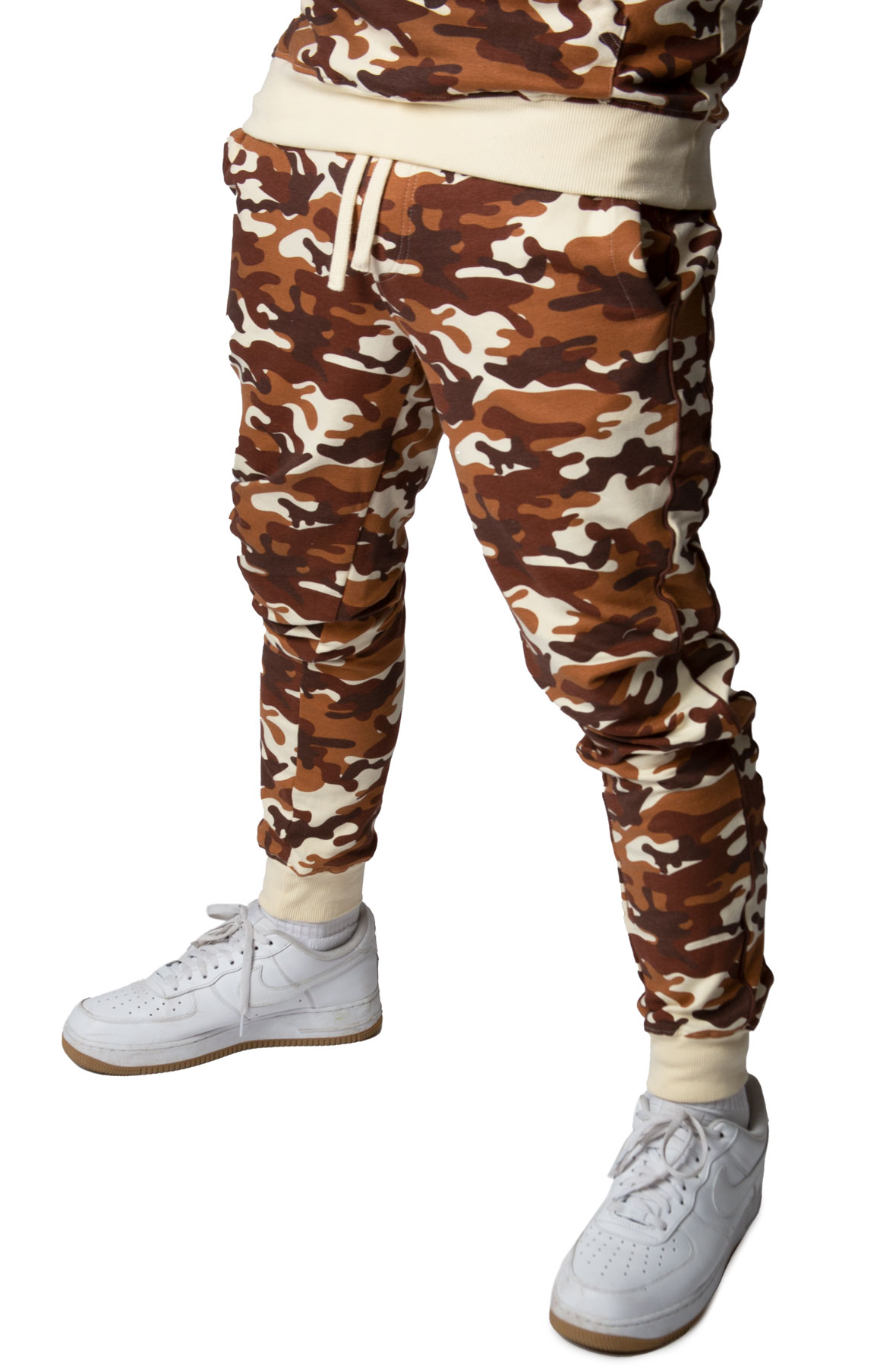 Desert Camo Piped Jogger