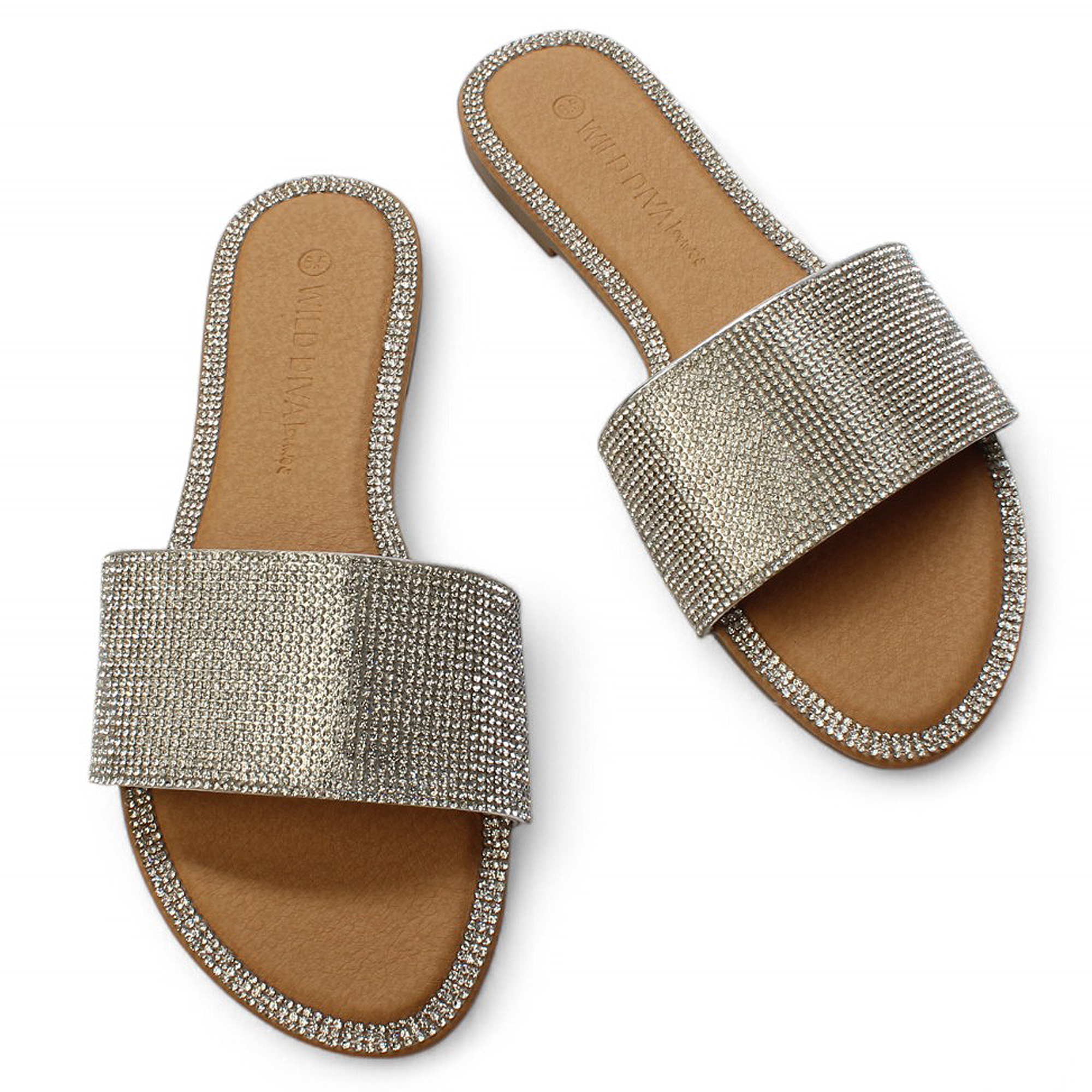 Roo-01 Rhinestone Sandal