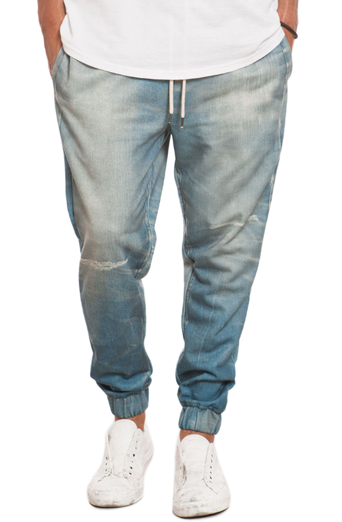 blue jean joggers