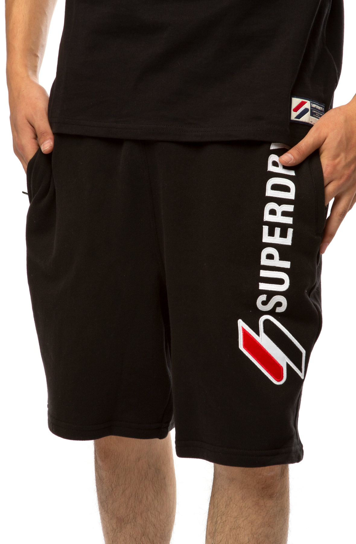 sportstyle applique shorts