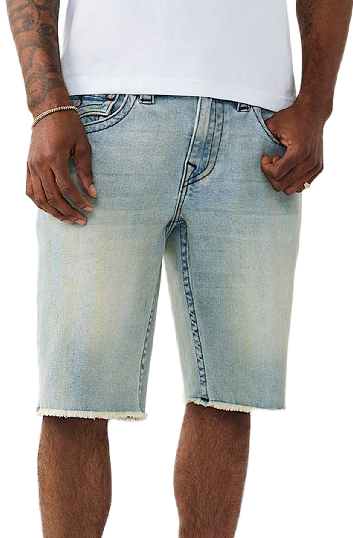 Ricky Frayed Hem Flap Short