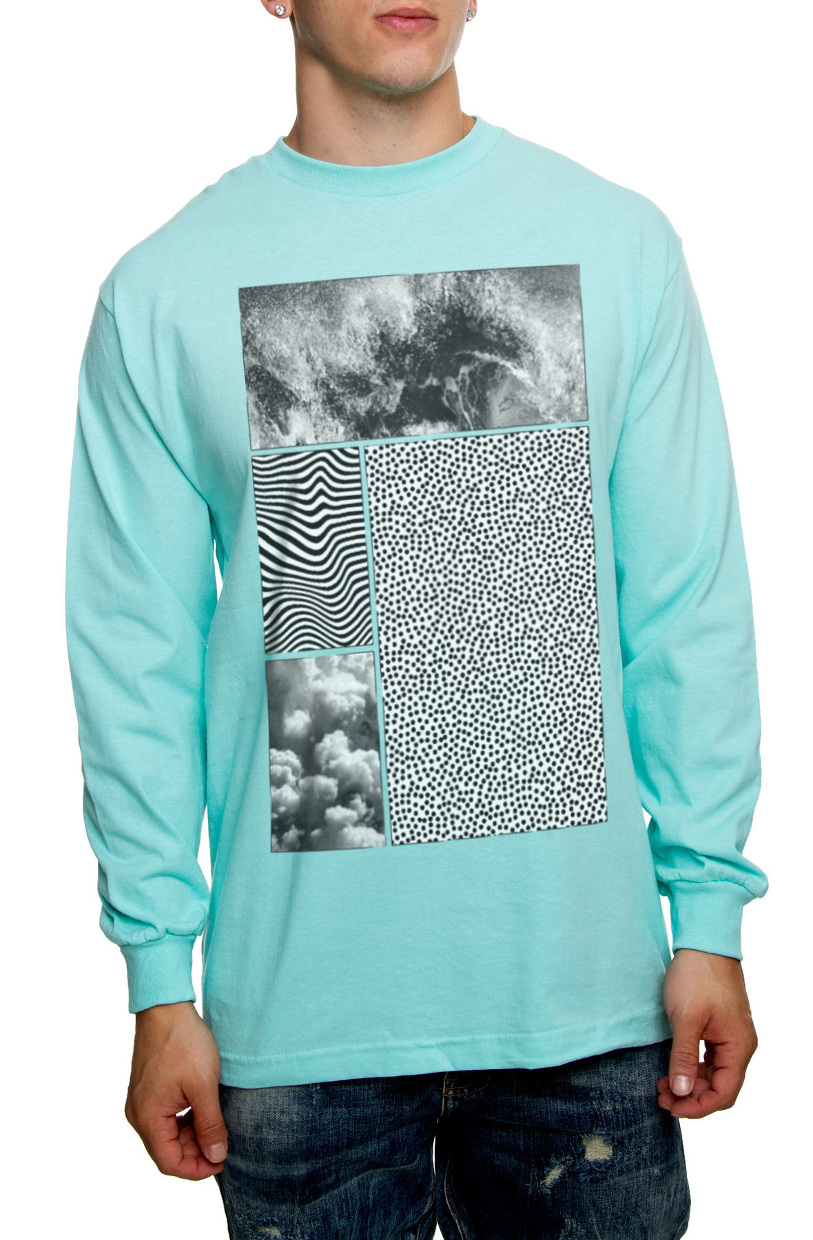 The Wild Nature Long Sleeve Tee in Celadon