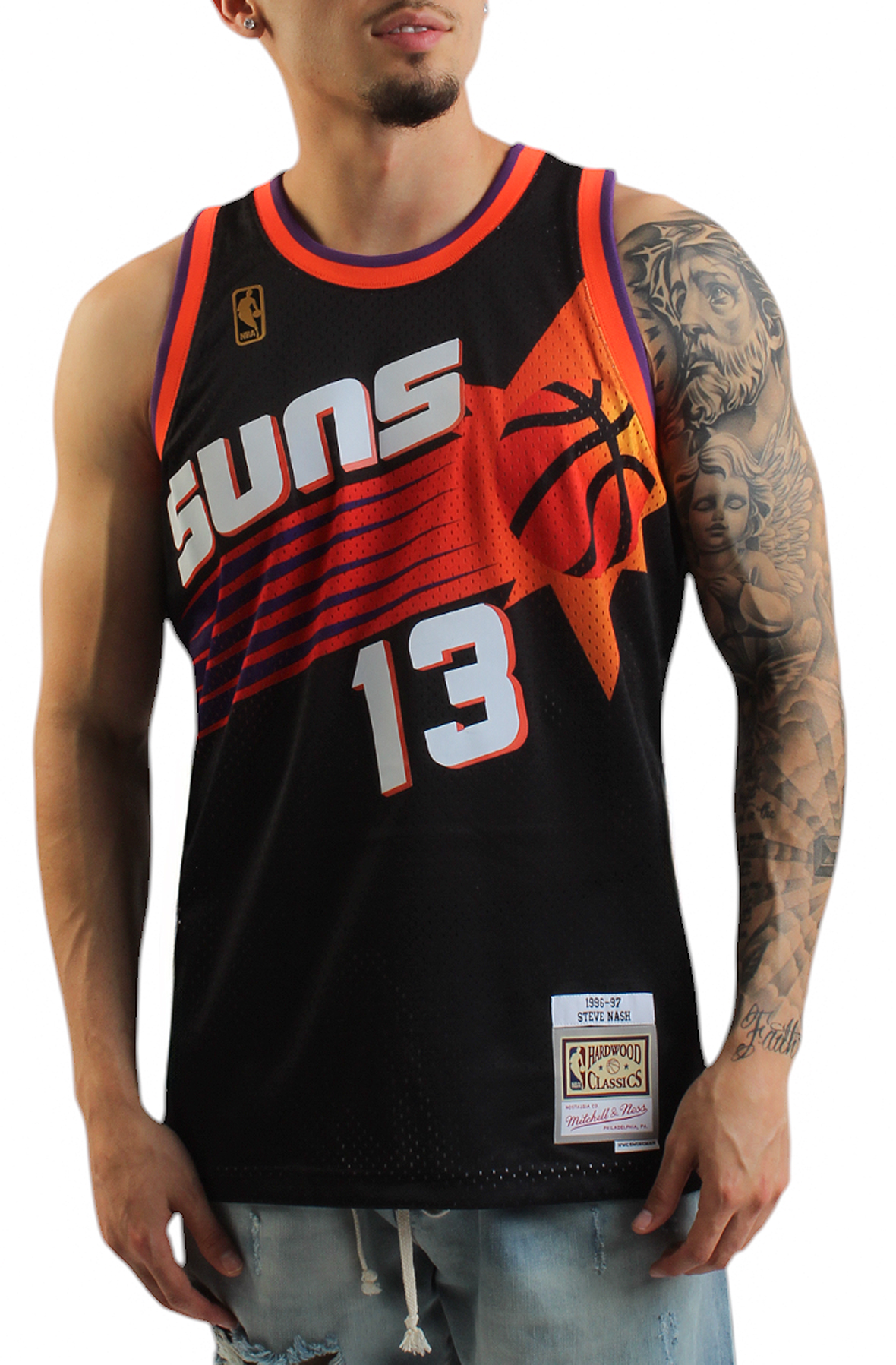NBA Steve Nash Black Phoenix Suns 1996/97 Authentic Jersey