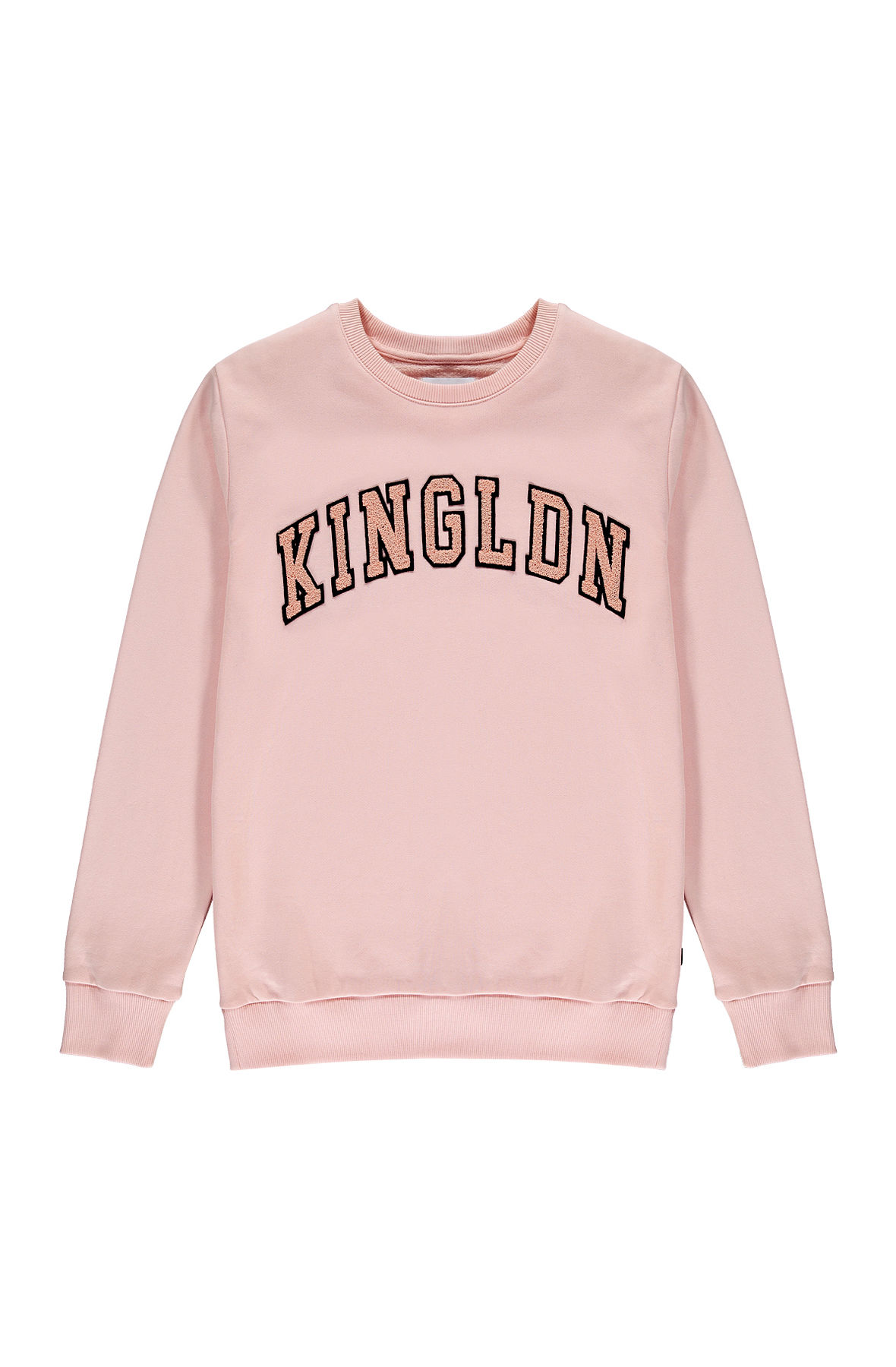 blush pink sweatshirt