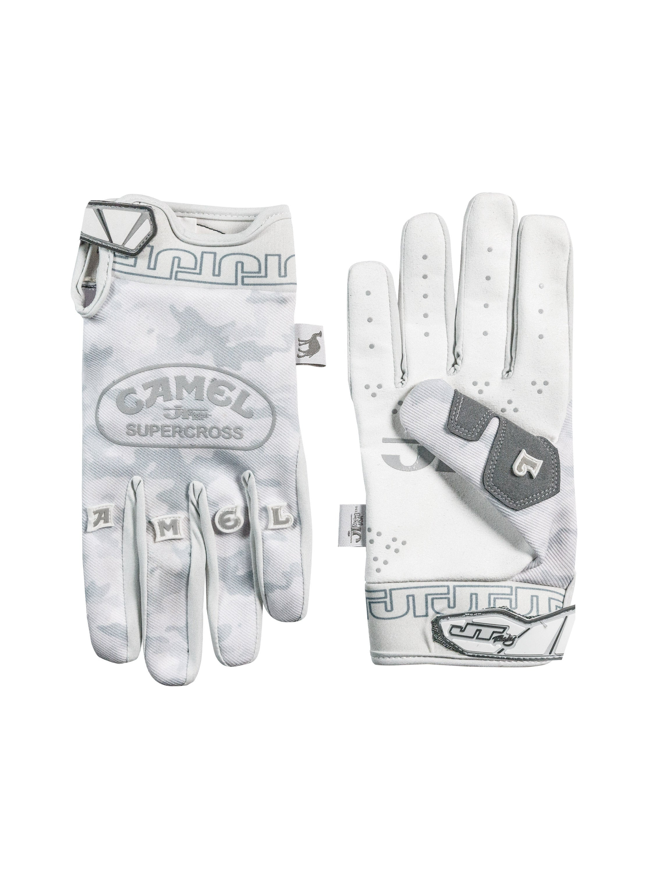 CAMEL x JT Racing Gloves - White