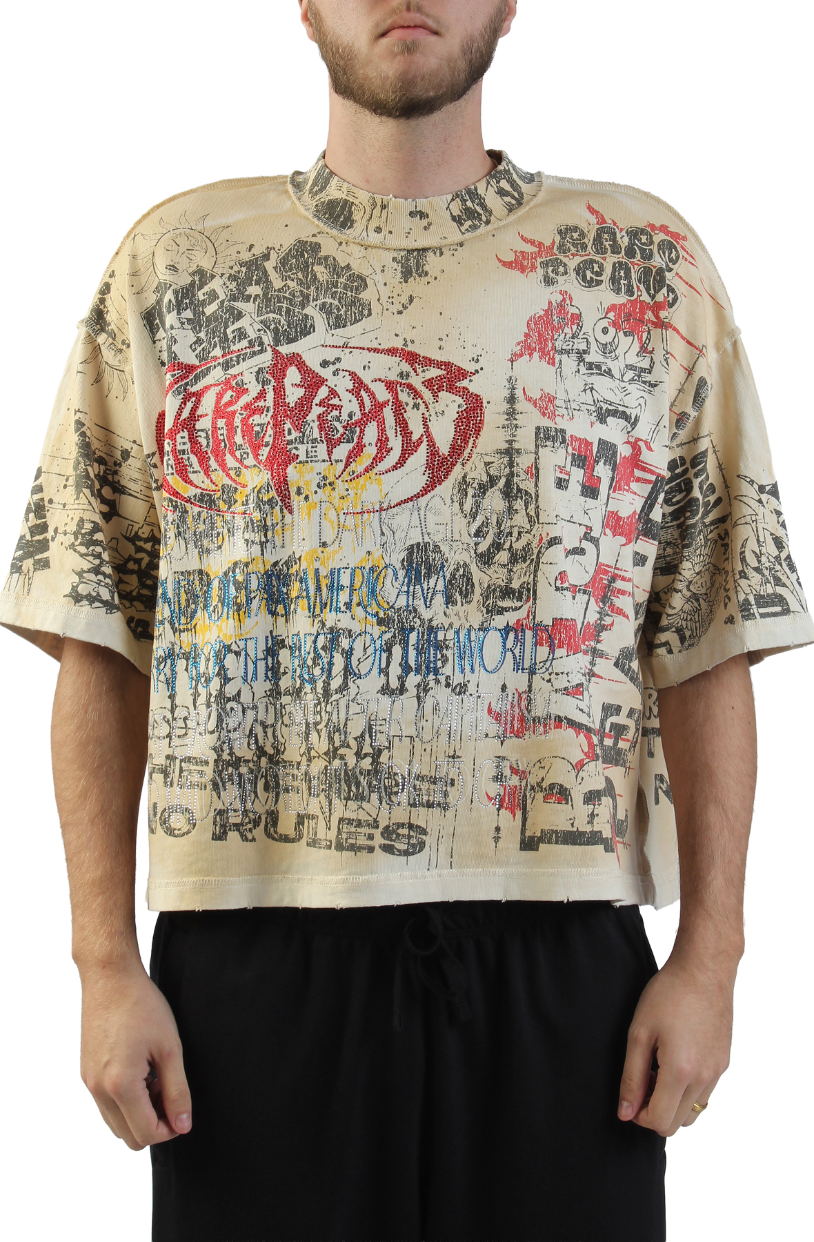 All Over Print Crop T-Shirt