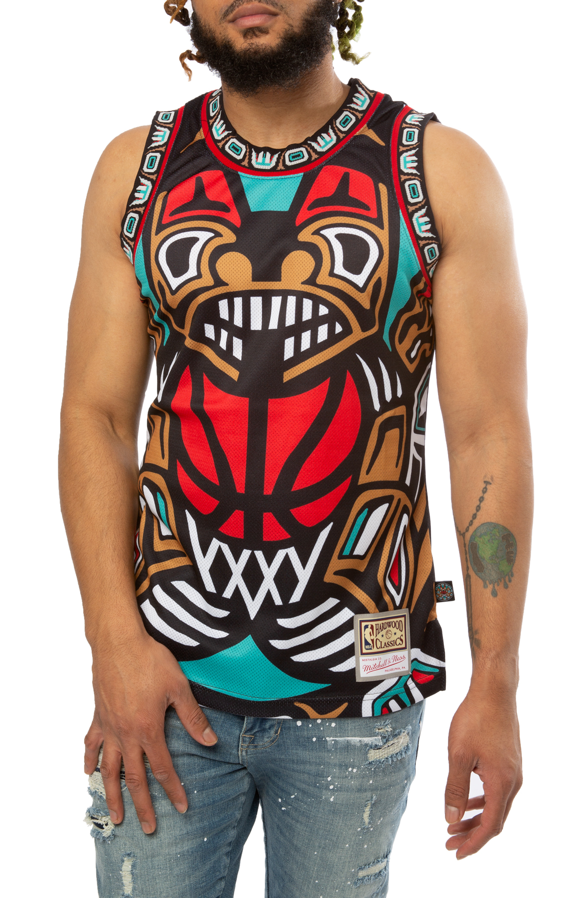 vancouver grizzlies red jersey