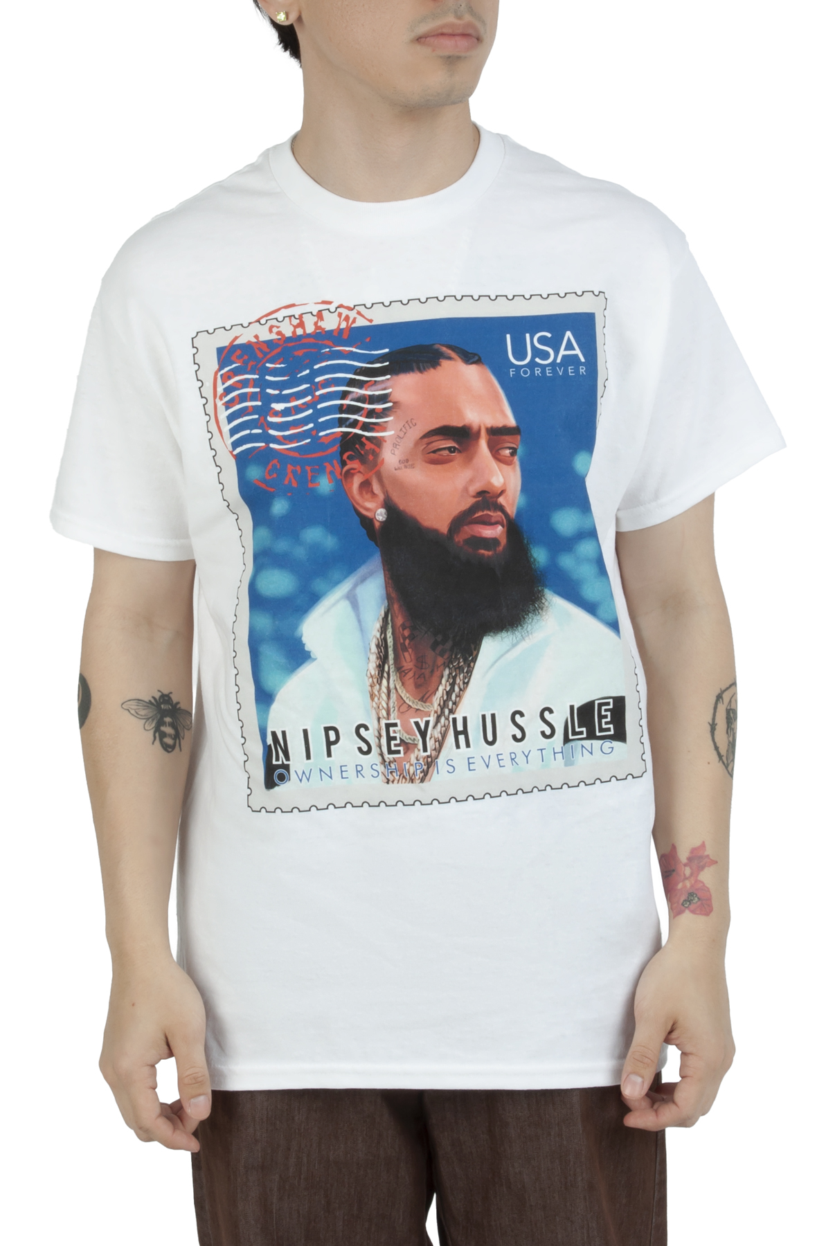 Nipsey Stamped Tee