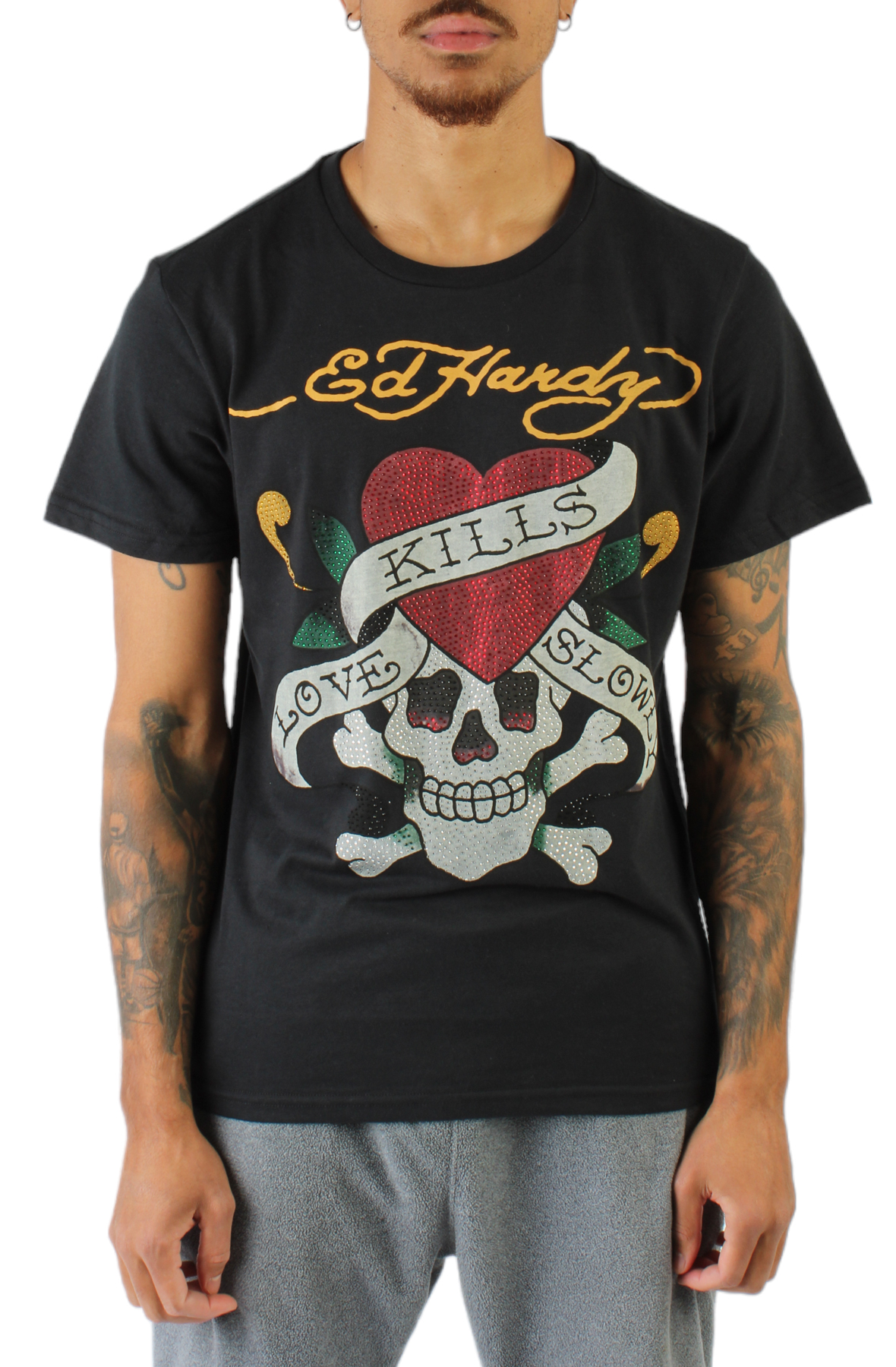 Skull Rhinestone T-Shirt