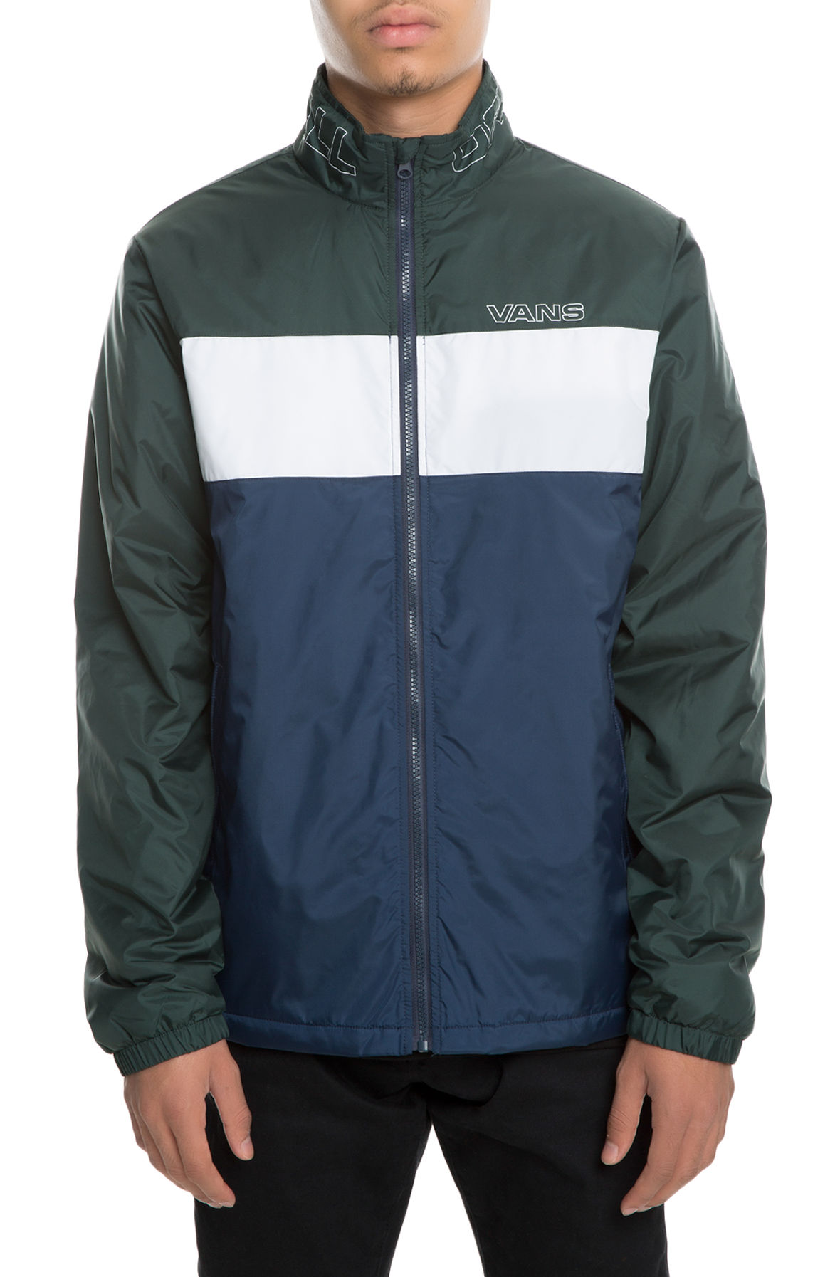 vans green windbreaker